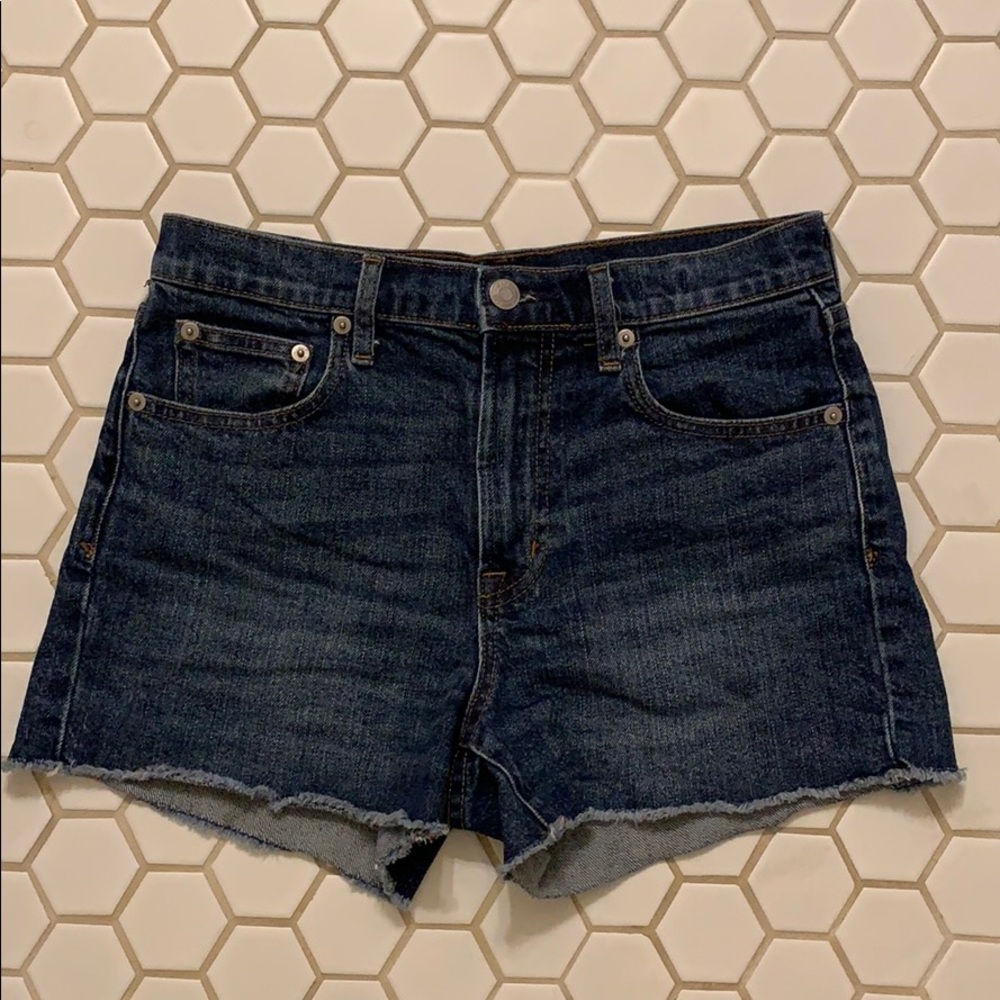 GAP- Jean High Waisted Jean Shorts